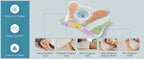 JHK King Size Ergonomic Memory Foam Bed Pillow with Cooling Pillowcase Cervical Contour Pillows For Back Stomach Sleepers