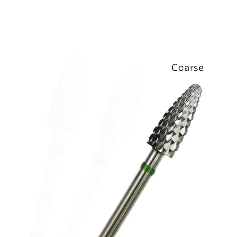 HYTOOS Cone Shape Nail Drill Bit Carbide Milling Cutter For Manicure Rotary Burr Electric Drill Accessories Tool