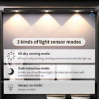 White/Black LED Cabinet Light USB Rechargeable Motion Sensor LED Light for Kitchen Wardrobe Cabinet Lighting 20CM/30CM/40CM/50CM