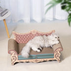 Cat scratch board, cat nest sofa, cat bed integrated, L-shaped vertical, wear-resistant, non shedding, irregular circular, large