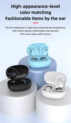 K09 Wireless Earphones Bluetooth Earbuds Dual Ear In-Ear Headphones with Digital Display Noise Reduction for Business And Sports
