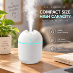 250ML Mini USB Air Humidifier Aroma Diffuser Essential Oil Cool Mist Maker RGB LED Night Light Quiet for Home Car Office Bedroom