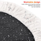 Electric Heating Foot Pad Washable Feet Warmer Household Soft Plush Thermal Heating Blanket Foot Warming Mat Home Office Bedroom