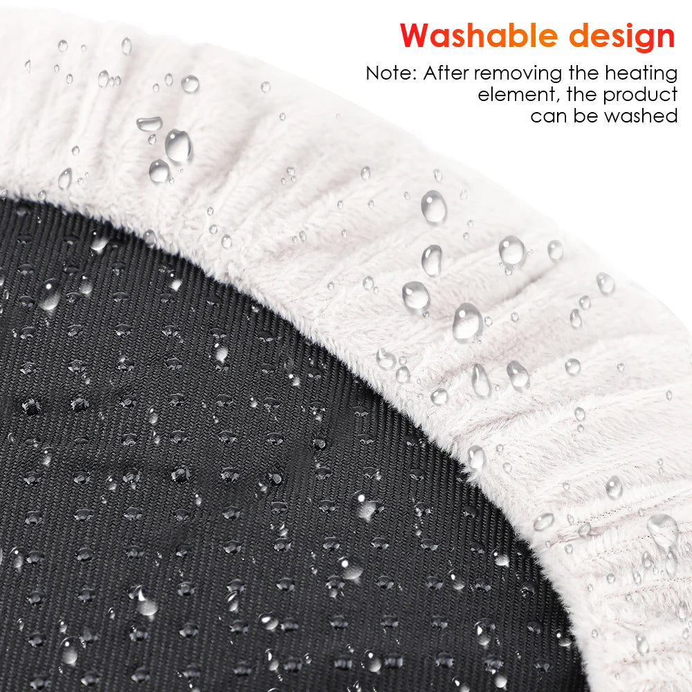 Electric Heating Foot Pad Washable Feet Warmer Household Soft Plush Thermal Heating Blanket Foot Warming Mat Home Office Bedroom