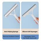 3-in-1 multifunctional glass wiper with spray bottle to clean the floor and scrub household car cleaning tools.