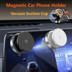 Magnetic Vacuum Adsorption Car Phone Mount 360° Rotatable Vacuum Suction Cup Car Phone Holder Universal GPS Navigation Stands