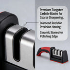 Sharp in 8 Seconds Knife Sharpener Non-Slip Handle Multifunctional Tool for Kitchen Home