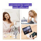 1pcs Mobile Phone Holder And 4pcs(3pcs Holder And Storage Bag), Mobile Phone Accessories, Universal Adjustable Mobile Phone, Small And Stable And Durable, Suitable for All Models Of Mobile Phones, Used for Video Recording, Li