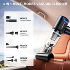 Portable Wireless Car Vacuum Cleaner 12000PA Wireless Vacuum Cleaner Dual Use for Home and Car High Powerful Vacuum Cleaner