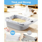 45 Count Automatic Cat Litter Box Bags Compatible with Cmg Fmo Fstg Robot Litter box, Pre-Seperated Thick Self-Cleaning Cat Litt
