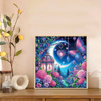 DIY Beautiful Night Diamond Art Painting Kits,Diamond Dots Art Paintings for Beginners and adults for Home Wall Decorate Gift
