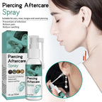 Gentle Liquid Cleaner Fluid Spray Piercing Aftercare Mist Ear Piercing Care Solution For Ear Nose Belly Piercings Gentle Mist