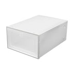 20Pcs Foldable Flip Shoe Storage Boxes Clear Plastic Shoes Case Shoe Organizer Dustproof, 33*23*14cm