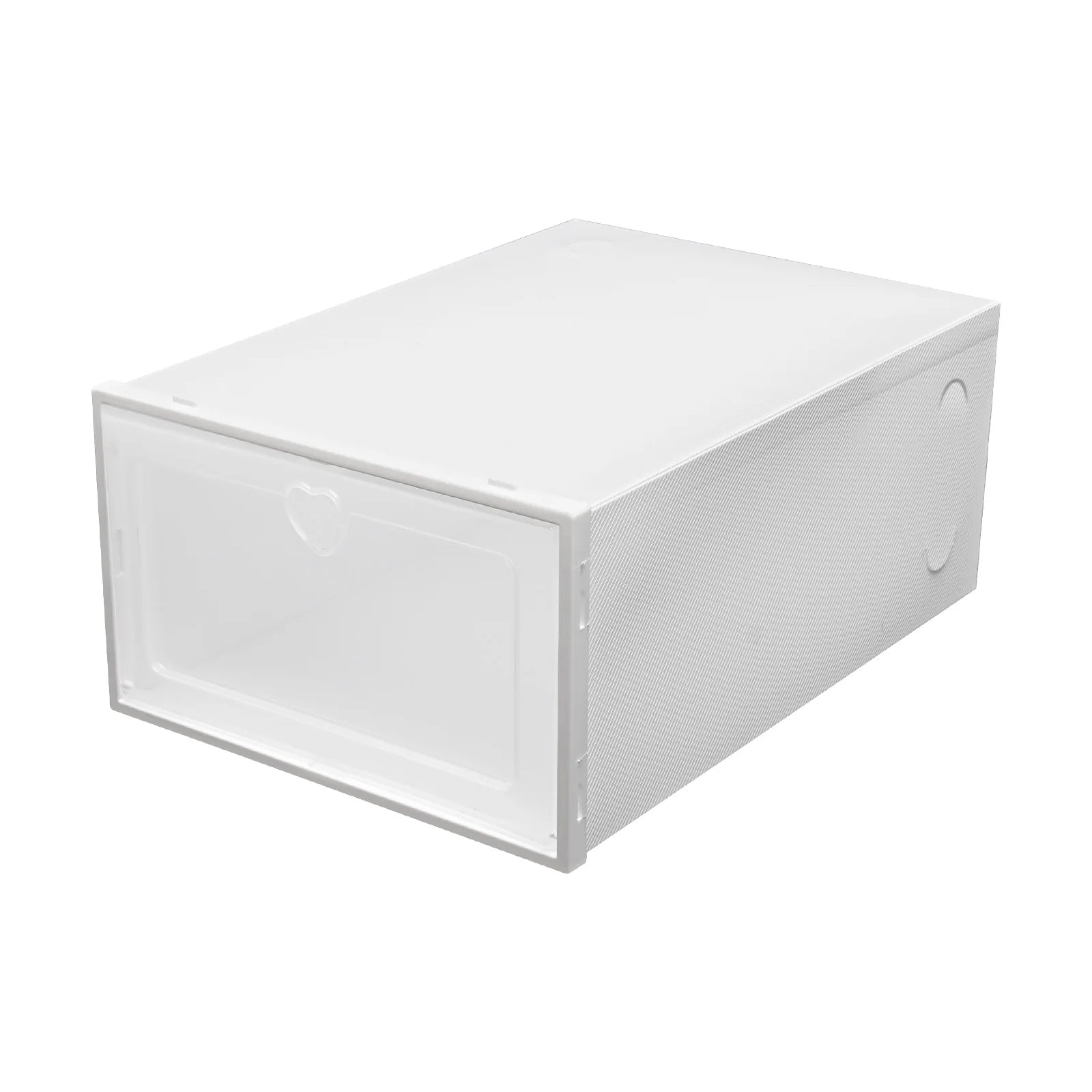 20Pcs Foldable Flip Shoe Storage Boxes Clear Plastic Shoes Case Shoe Organizer Dustproof, 33*23*14cm