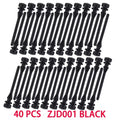 Goldpo Screw Pin Rivet Rubber Fan Noise Absorbtion Anti Vibration Mount Silicone Shock-absorbing Nails Black