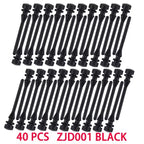 Goldpo Screw Pin Rivet Rubber Fan Noise Absorbtion Anti Vibration Mount Silicone Shock-absorbing Nails Black