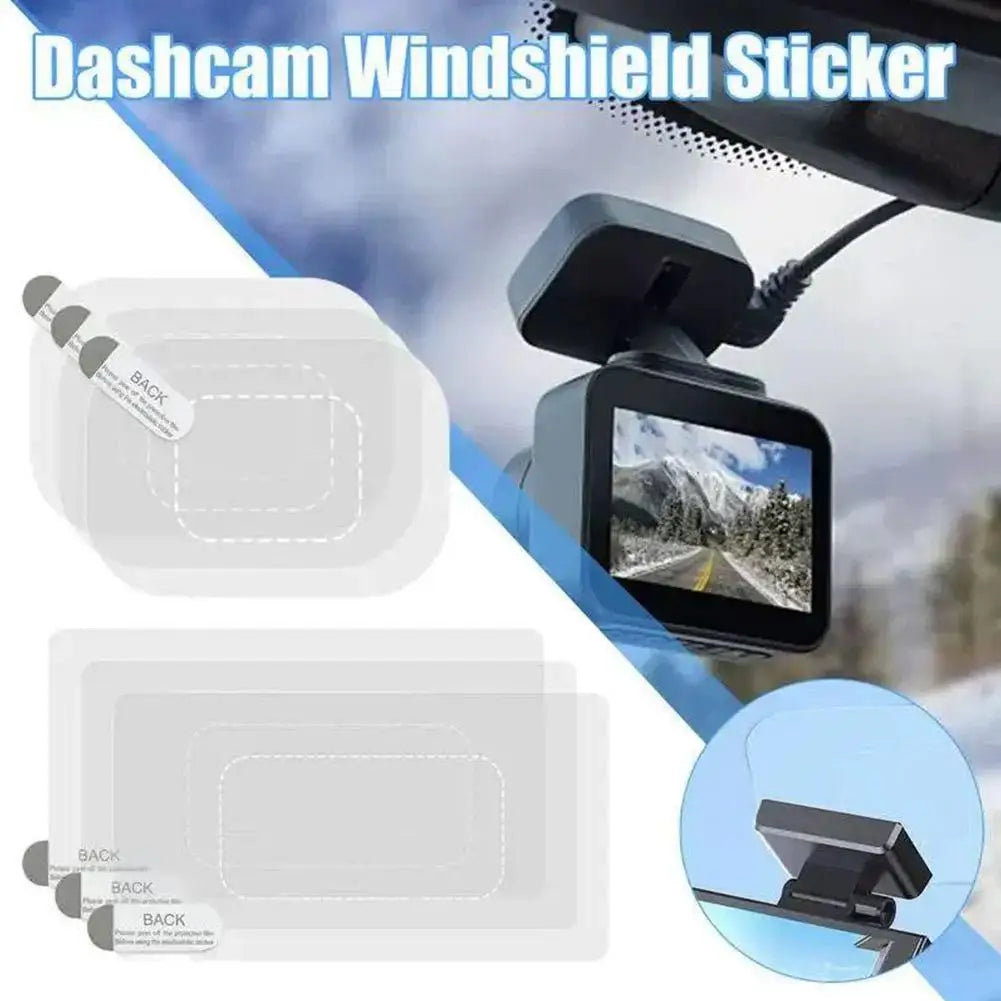 Car Electrostatic Sticker Auto Transparent Seamless Windshield Double-sided Stickers Dashcam Stability Transparent Antifall