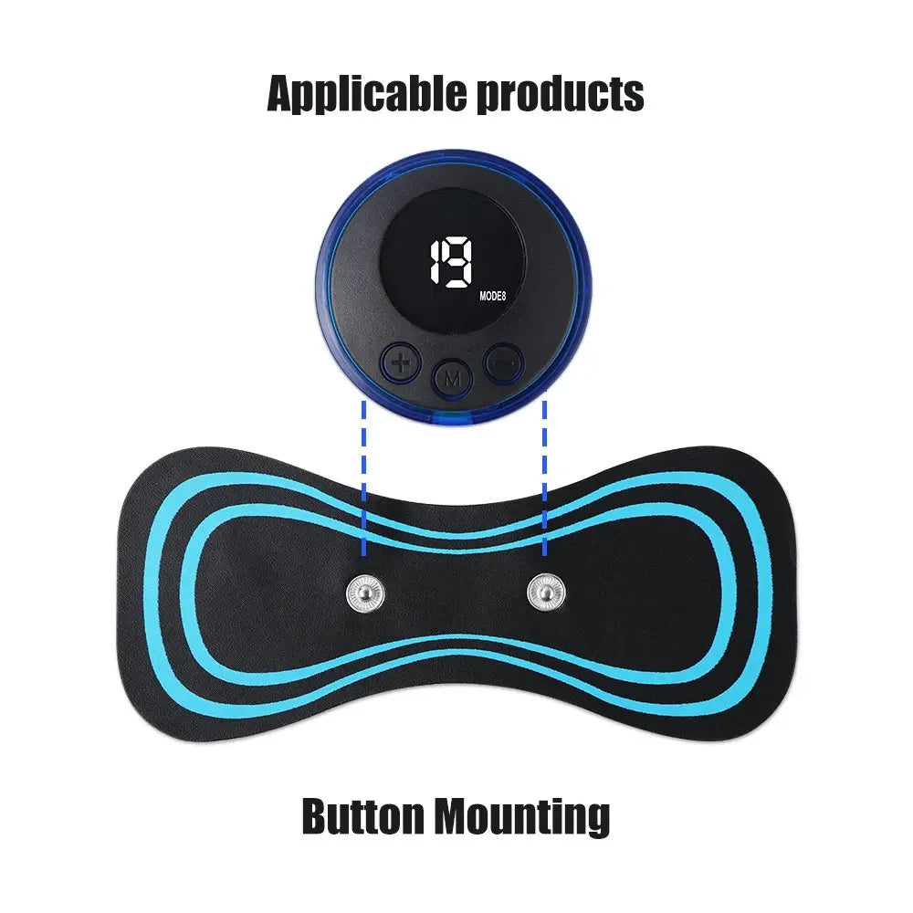 Neck Massager Gel Pads Trainer Hip Exerciser Replacement Slimming Tens Body Massager Patch Muscle Stimulator Sticker Gels
