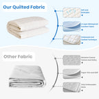 Curved Plaid Fitted Sheet, 30cm Deep Pocket. Available in Twin, Full, Queen, King and 7 colors. Waterproof, soft, breathable, wrinkle-resistant and snug-fitting, perfect for bedroom use as daily bedding.
