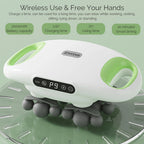 18-Head Fascia Gun High Frequency Vibration Deep Tissue Muscle Stimulate Muscle Fascia Body Massager Red Light Masajeador