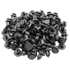 Car Rivet Fastener 10mm Bumper Clip Retainer Screw Black Door Panel Fender Liner Retainer Clip Plastic Auto Bumper Fender Buckle