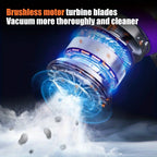 Portable Handheld Vacuum 30000Pa Cordless Car Vacuum Cleaner With Brushless Motor 4 In 1 For Keyboard, Home, Pet And Car