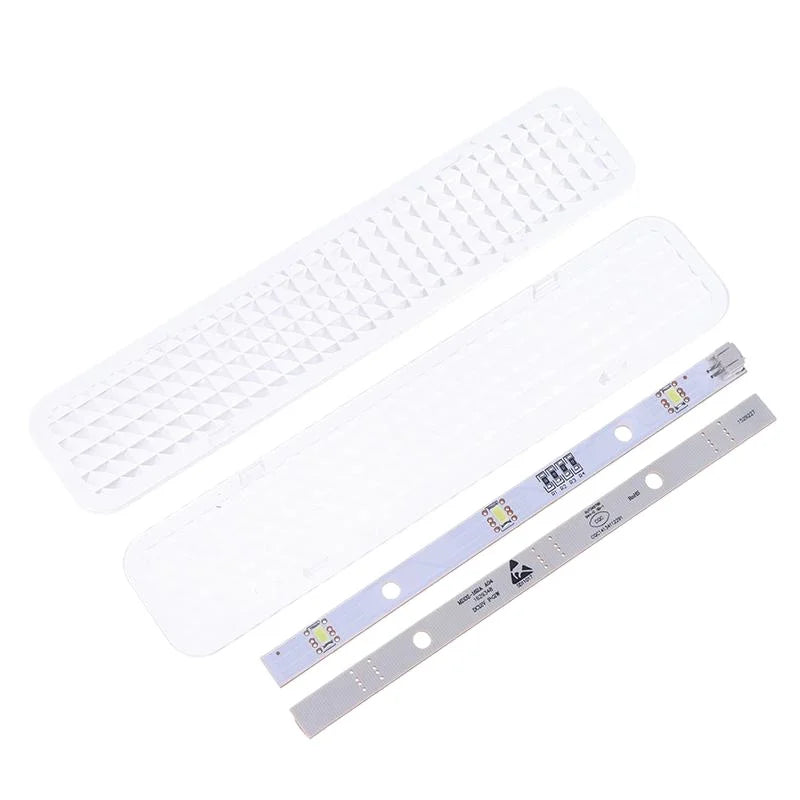 2 Pairs Plastic Freezer Refrigerator LED Strip Light Bar For E349766 MDDZ-162A 1629348 DC12V 2W HCDM415LC BCD-630WT