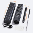 50 in 1 Precision Cordless Electric Screwdriver Set USB Rechargeable Mini Power Drill with LED Light for iPhone Phone Watch Repair Electronic Device DIY Fixing Hardware Hand Tools Systems