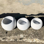 3pcs Round Flower Pot Silicone Mold DIY Succulent Plant Vase Round Candle Cup Mold Crafting Materials Plaster Cement Resin Mold