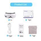 Smart Double Airbag Eye Massager Foldable Vibrating Kneading Relax Eye Muscle Relieve Eye Dry Fatigue Portable Eye Care Home Use