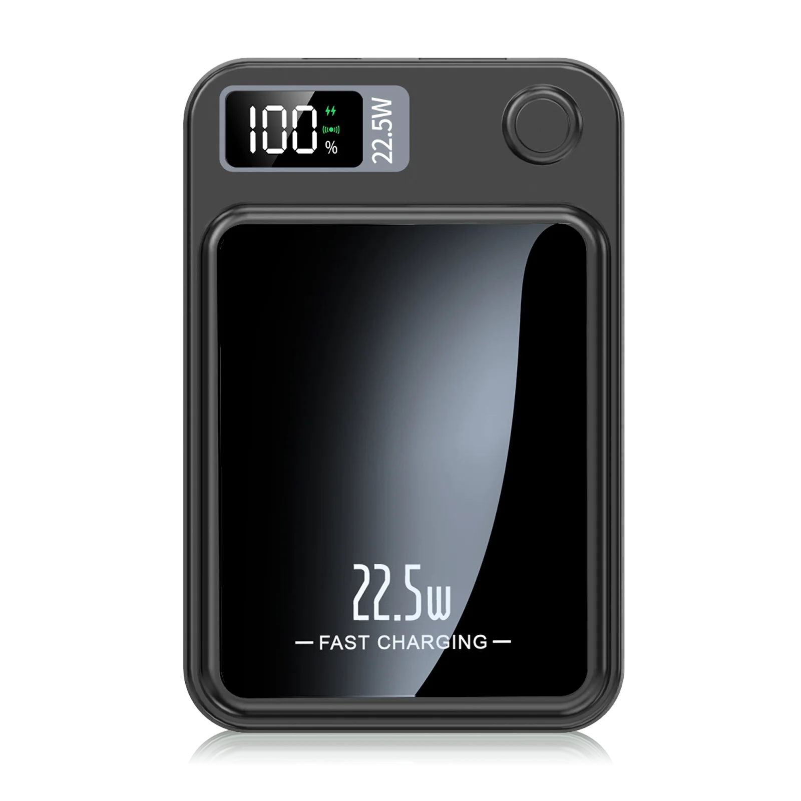 2-in-1 Wireless Magnetic Power Bank Fast Charging Portable PD 22.5W 10000mAh LED Power Display for iPhone 17/16/15/14 Samsung