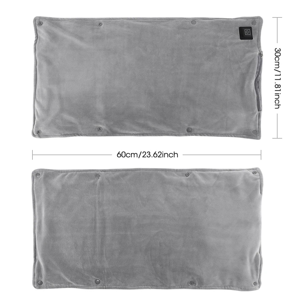 Electric Heating Foot Pad Washable Feet Warmer Household Soft Plush Thermal Heating Blanket Foot Warming Mat Home Office Bedroom