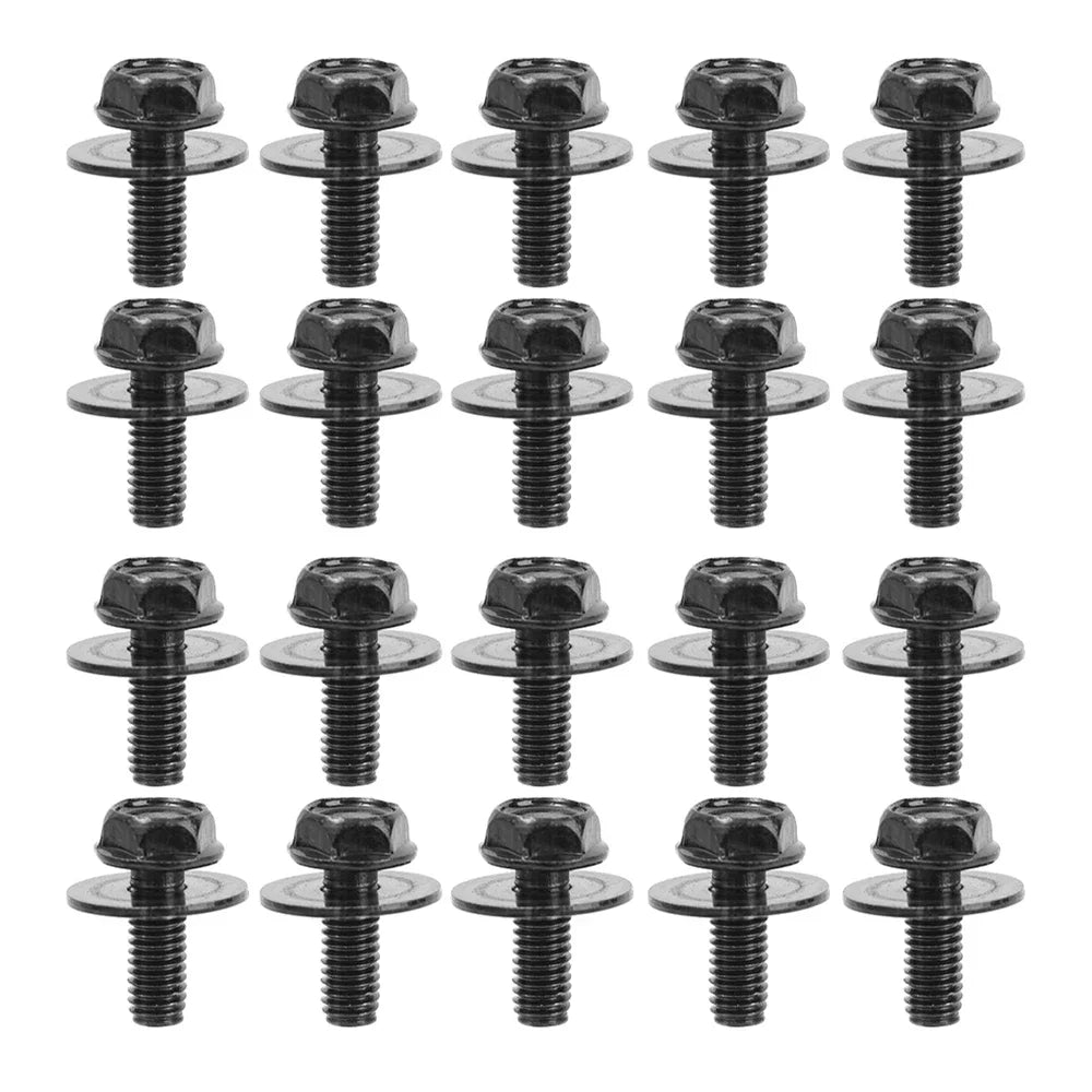 Car Body Bolts U Type Nut Clips M6 Automobile Bumper Fender Rivet Engine Cover Undertray Splash Shield Guard Liner Screws Clips