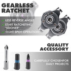 VMAN 40in1 Multifunction Ratchet Screwdriver Set Multi Magnetic Bits Mini Repair Tool Kit  Household Tool For PC & Iphone Etc.