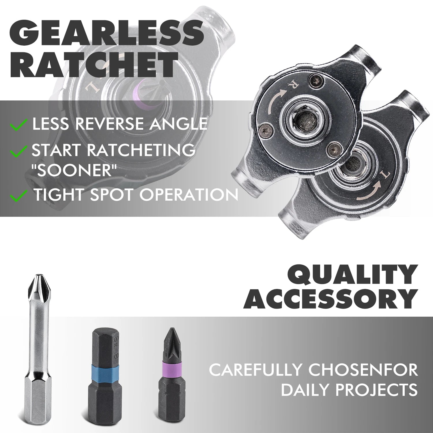 VMAN 40in1 Multifunction Ratchet Screwdriver Set Multi Magnetic Bits Mini Repair Tool Kit  Household Tool For PC & Iphone Etc.