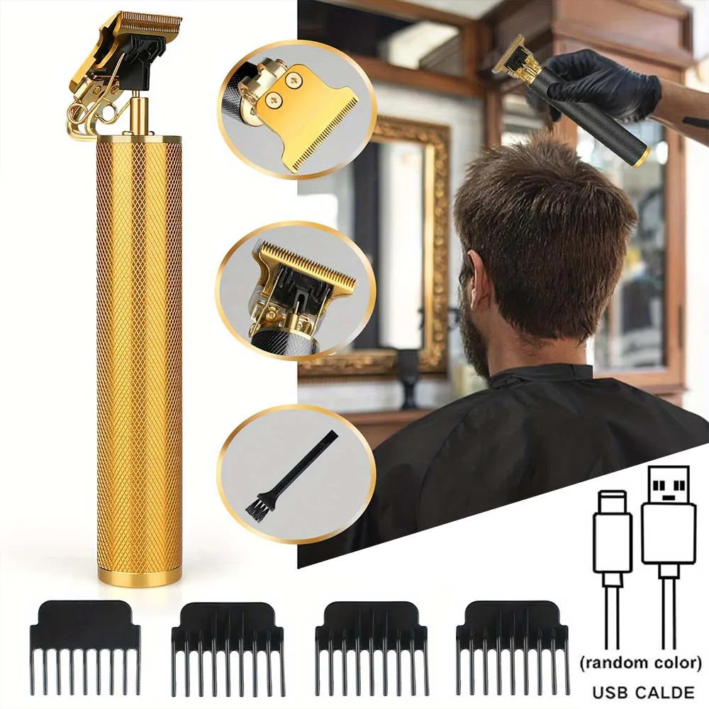 Hair Clippers Electric Razor Shavers for Men USB Rechargeable Clippers and Trimmer Beard Trimmer Barber Kit Professional Clipper
