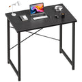 MCQ 31 Inch Standing Office Computer Desk Sturdy Metal Frame and Compact Modern Design with X-Shaped Gaming Writing Work and Study Desk for Home Office