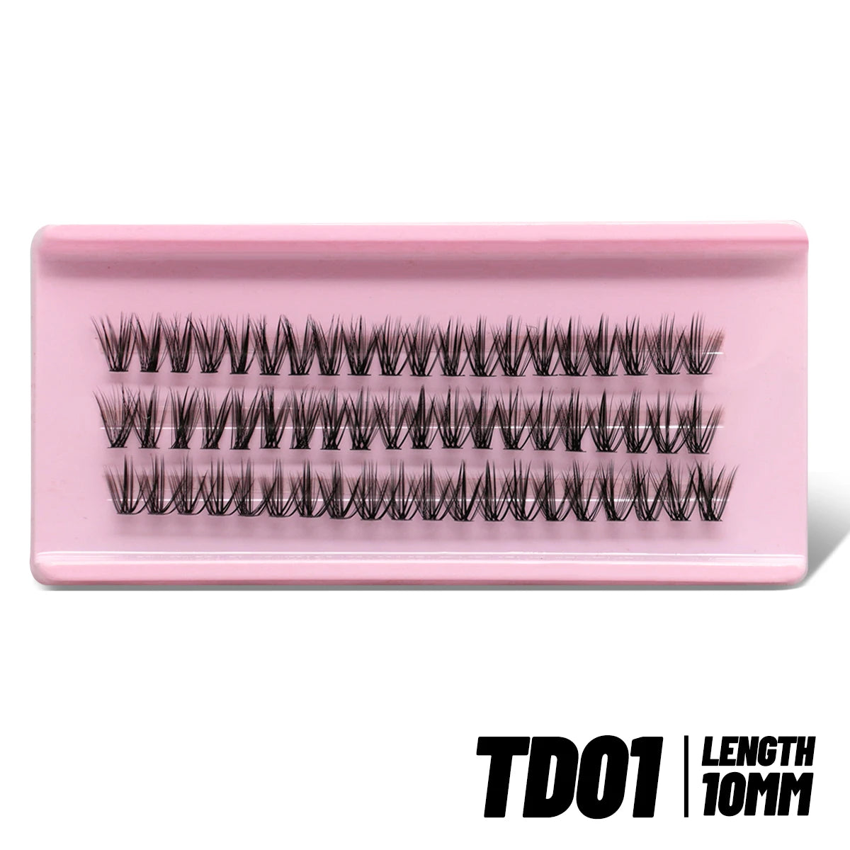 GROINNEYA Lashes Clusters Volume Lash Clusters with Spikes Lash Extension Kit Bottom Lashes Wispy Eyelashes DIY Lash Extension