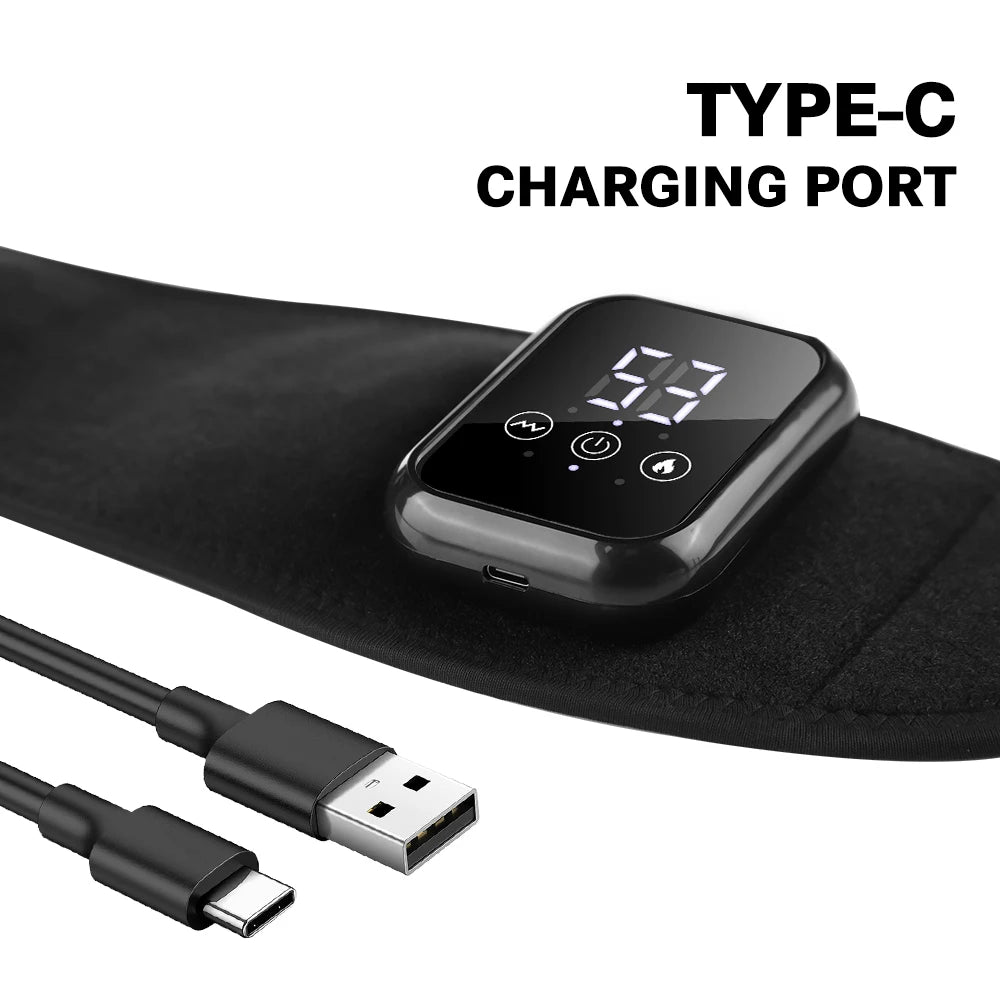 Electric Heating Hand Wrist Massager Wireless Thermal Wrist Brace Protector 3 Hot Compress 3 Vibration Wristband Muscle Relax