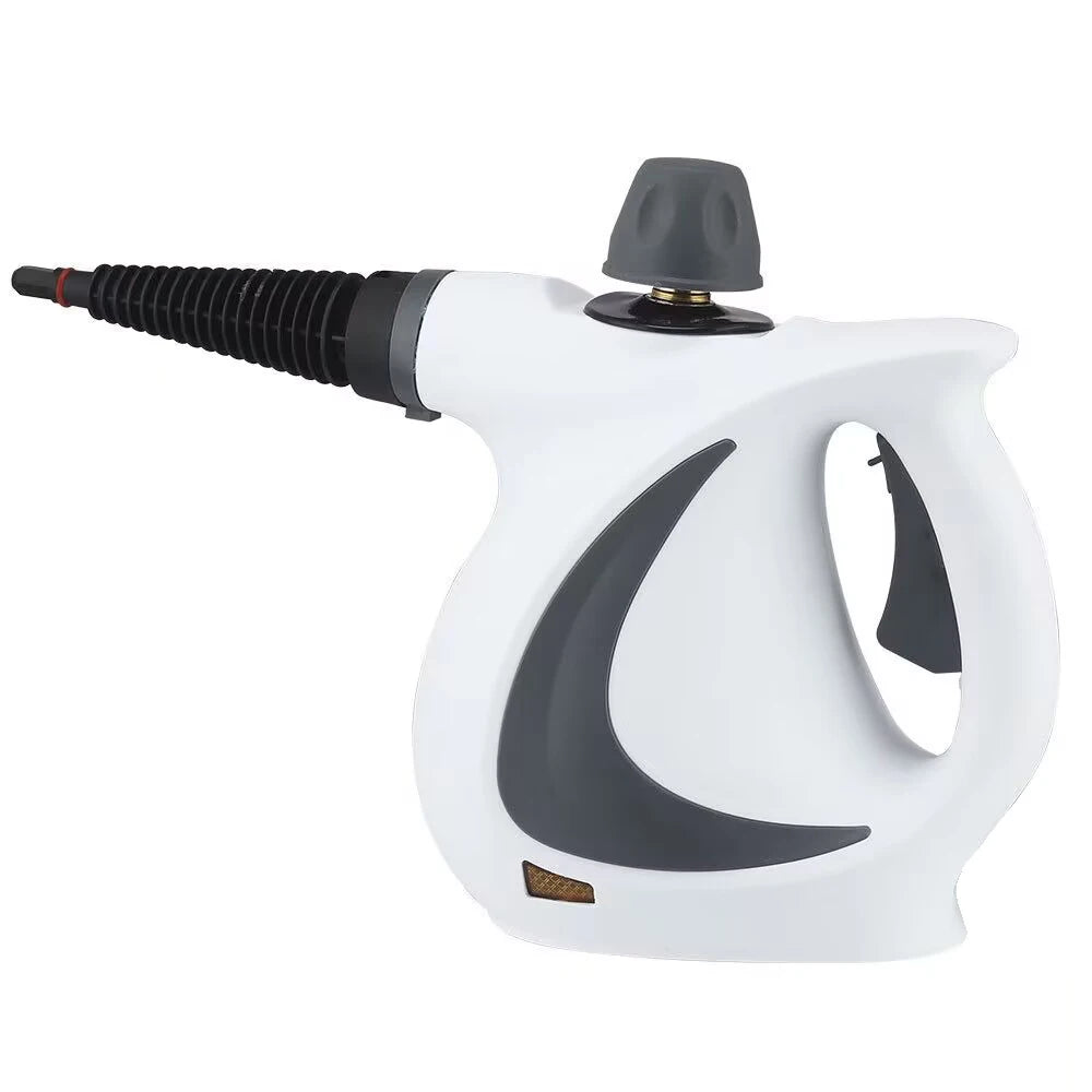 High Temperature Handheld Steam Cleaner 9 Piece Set, 350ML Portable Steamer For Kitchen Bathroom Car Tile And Grout Cleaning