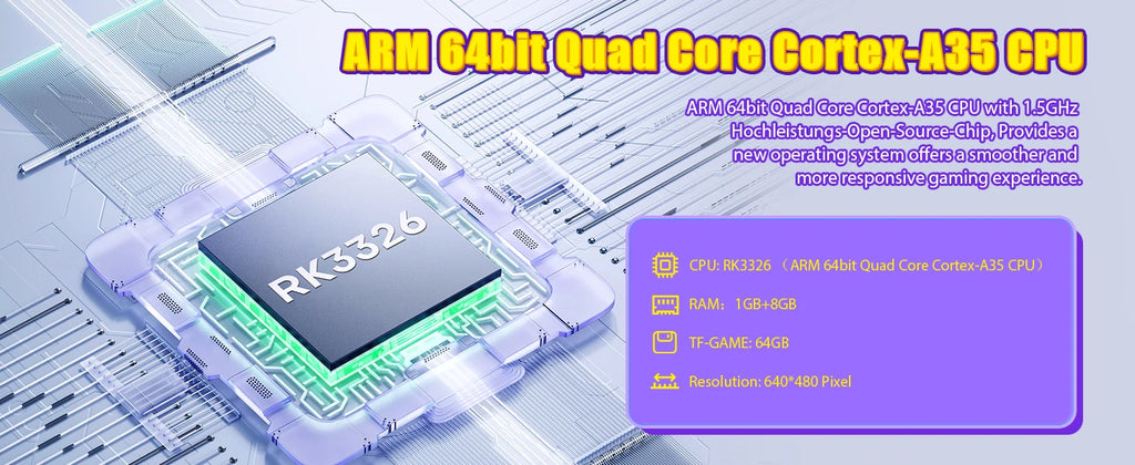 AISLPC R36T Handheld Game Console 18000+Game 3.5'' IPS Screen Wi-Fi Multiplayer Portable Pocket TV Video Console Ship From US