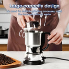 Multipurpose Electric Coffee Bean Grinding Tool Stainless Steel Milling Machine for Seeds Spices Herbs Nuts Coffee Grinder
