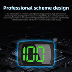 NEW Universal Car GPS Digital HUD Speedometer Dual Chips KMH MPH Reminder Meter HD LCD Display Plug Play For All Vehicle PH043