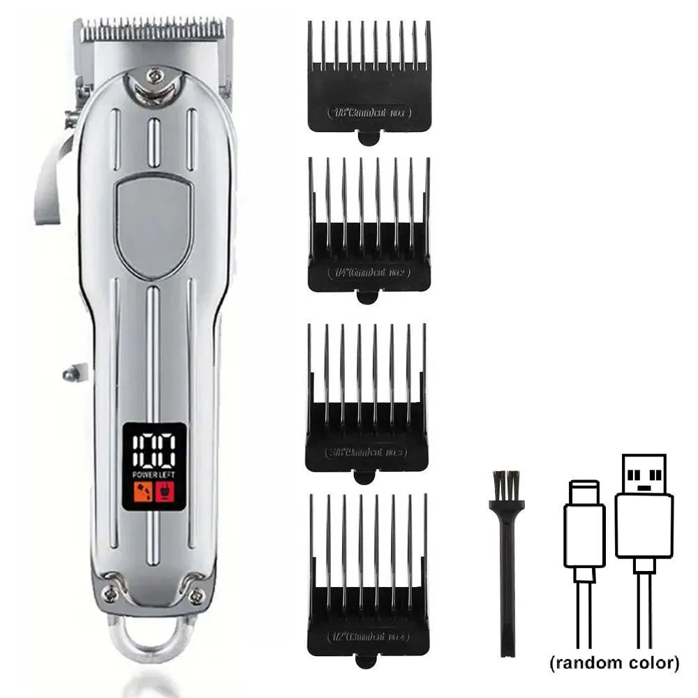 Hair Clippers Electric Razor Shavers for Men USB Rechargeable Clippers and Trimmer Beard Trimmer Barber Kit Professional Clipper