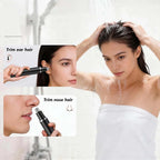 Rechargeable Nose & Ear Hair Trimmer for Women & Men Nose Hair Shaver for nasal clearance - portable grooming tool Easy Clean Cordless Trimmer