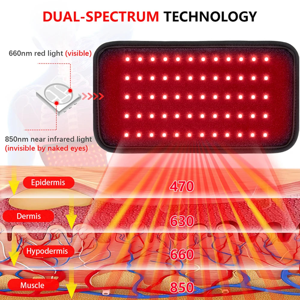 Red Light Therapy Device for Pain Relief Infrared Light Physiotherapy for Dogs Cats Pets Home Use Treatment