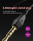 NEW QKZ AK6 Copper Driver HiFi Wired Earphone 3.5MM Race Sport Headphone Bass Stereo Headset Music Earbuds In Ear With Mic