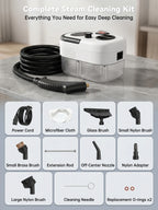 2500W High Temperature Steam Cleaner 110V Portable Handheld Steam Cleaning Machine With Multiple Accessories US Plug