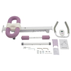 Abdominal Trainer Machine for Home Gym 44.88x19.6x21.2-27.5in 220lbs Capacity Adjustable Incline & Height Abs Workout
