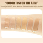 Full Coverage Liquid Foundation, Long-Lasting Oil-Control Matte Primer, Smooth and Non-Caking, Conceals Blemishes and Spots